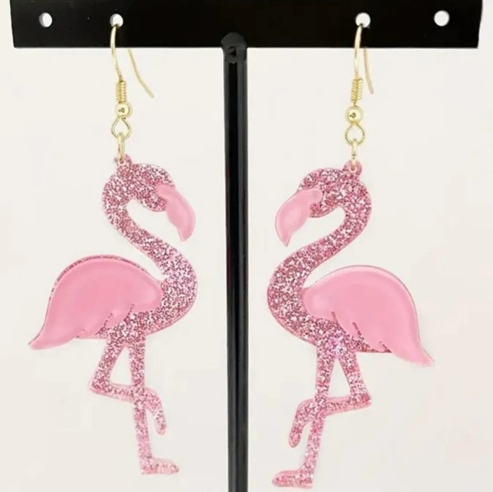 Flamingo Earrings - Picture 3 of 3